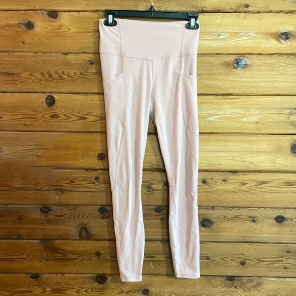 Varley Clyde Tight Leggings in Sepia Rose Pink Size X-Small - Picture 1 of 7